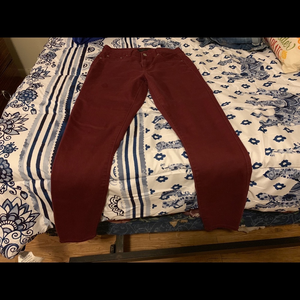 Maroon pants!